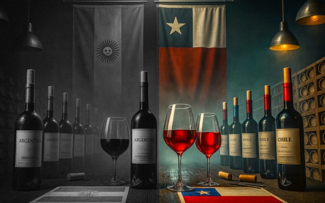 Vino en fuga: cómo Chile embotelló la estrategia y Argentina, el lamento