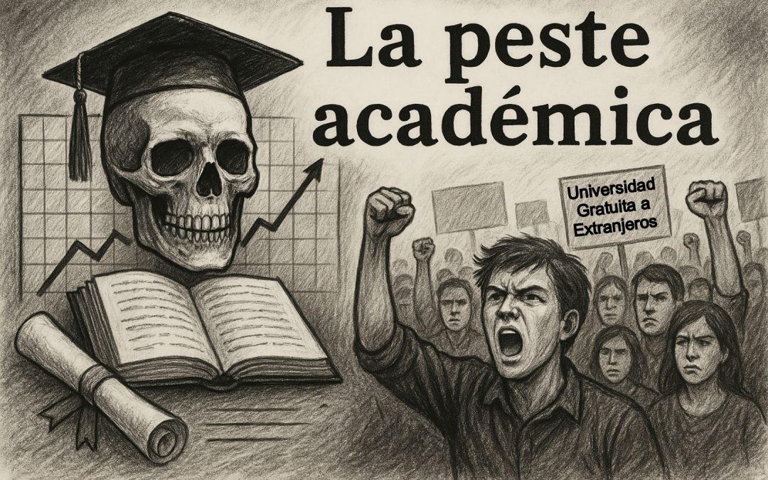 La peste académica: una parábola médica en tiempos libertarios