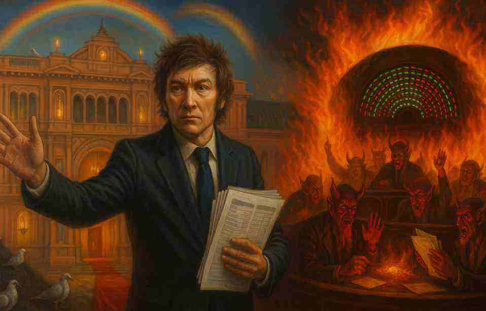 La parábola del Superávit y el Infierno del Congreso: mensaje a la Nación