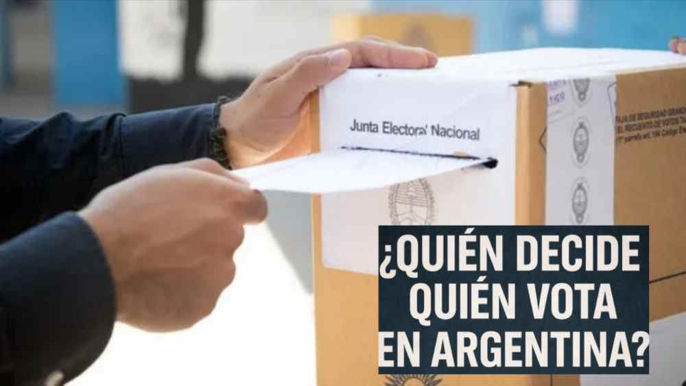 ¿Quién decide quién vota en Argentina?