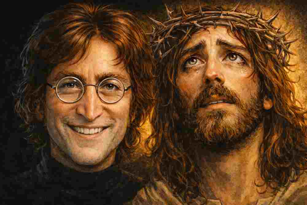 Más popular que Jesucristo: una cruz y una canción