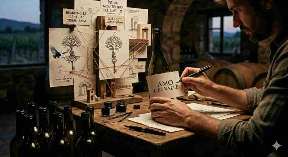 Crear una marca de vino: branding, deseo, identidad y la íntima arquitectura del símbolo