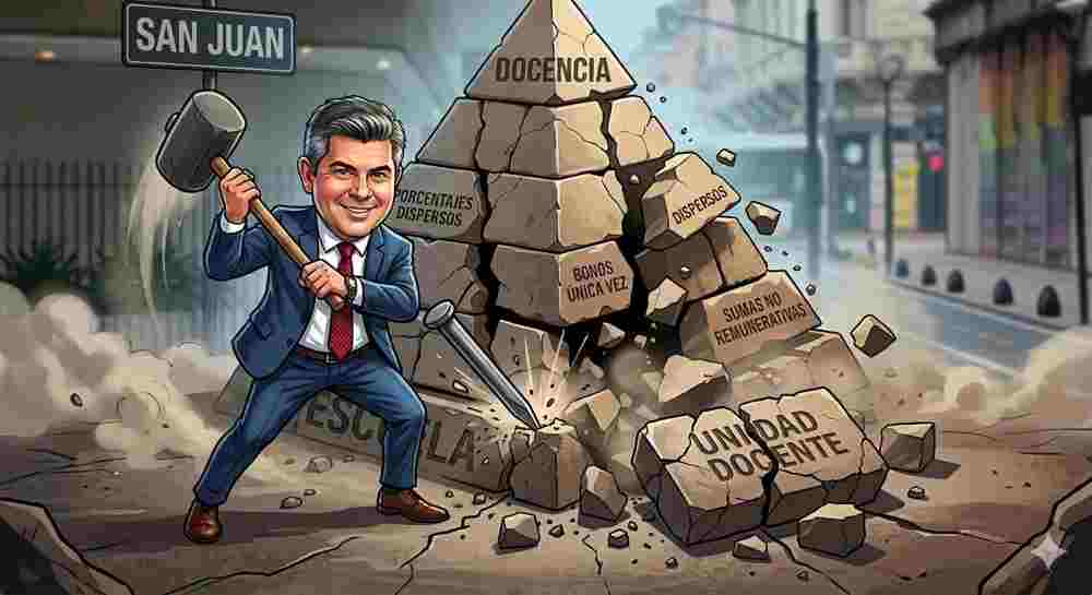 La pirámide fragmentada: crónica de una paritaria que divide