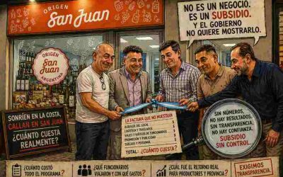 Origen San Juan: la vidriera del subsidio que el gobierno no quiere mostrar