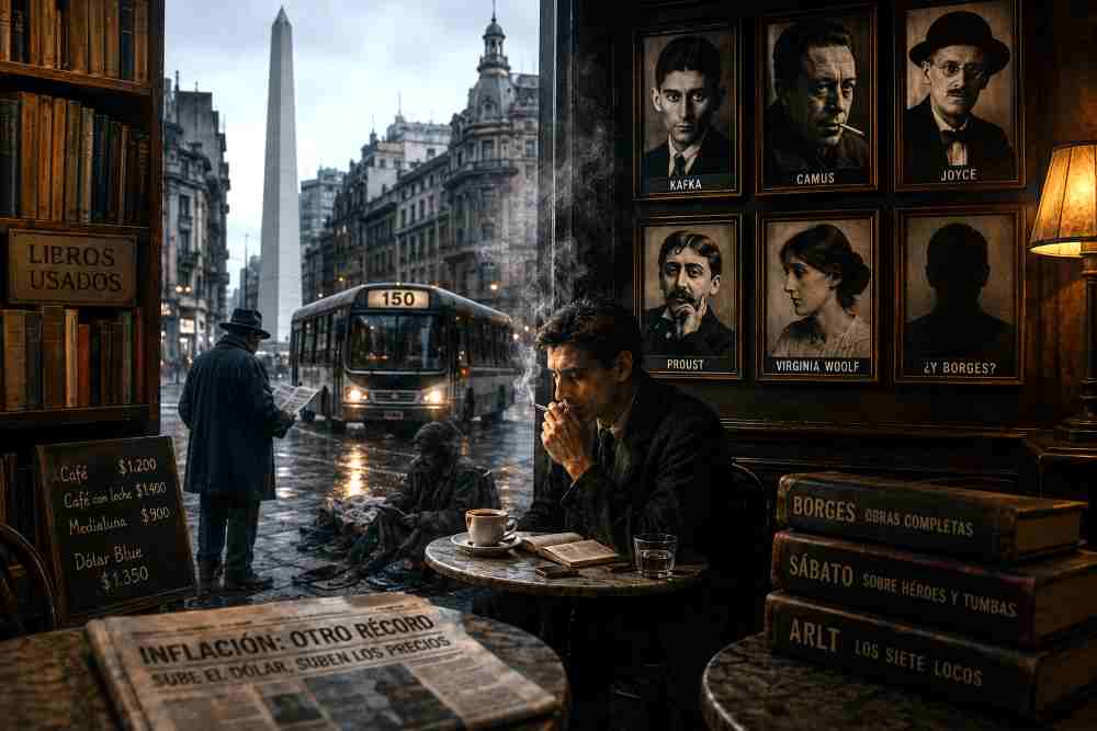 La biblioteca de Buenos Aires donde Kafka fuma solo