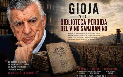 Gioja y la biblioteca perdida del vino sanjuanino
