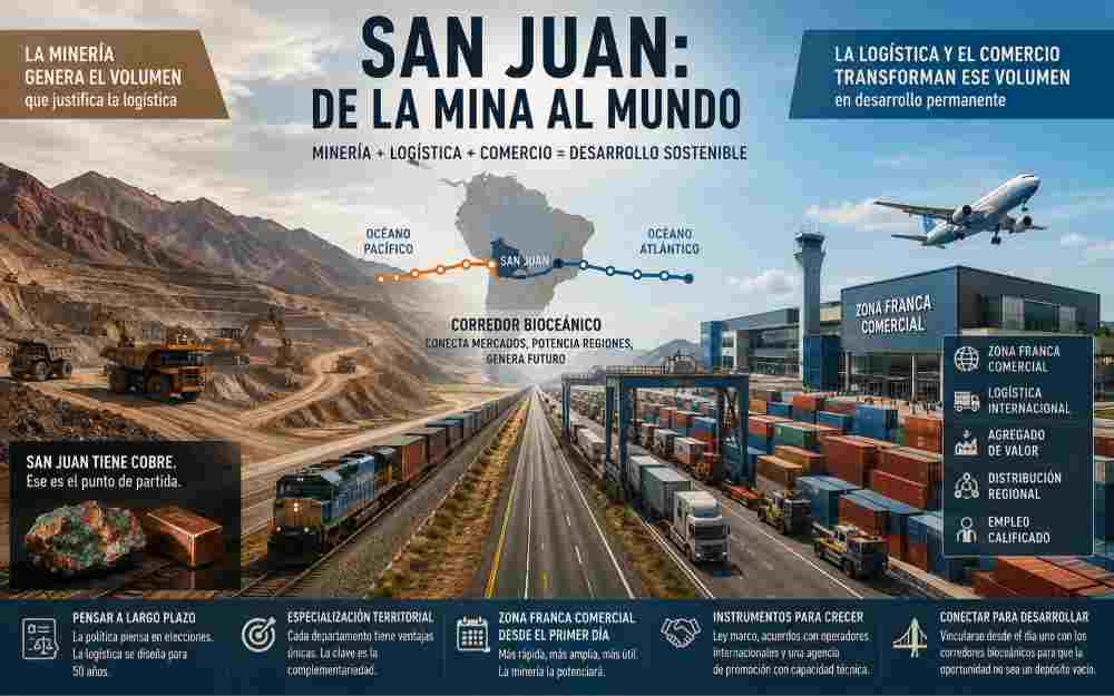 San Juan está mirando la mina. Debería mirar el mapa
