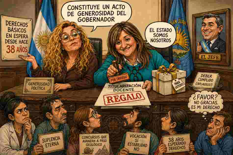 Titularizar docentes no es un acto de generosidad