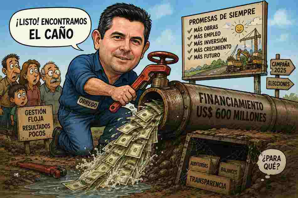 Orrego encontró el caño
