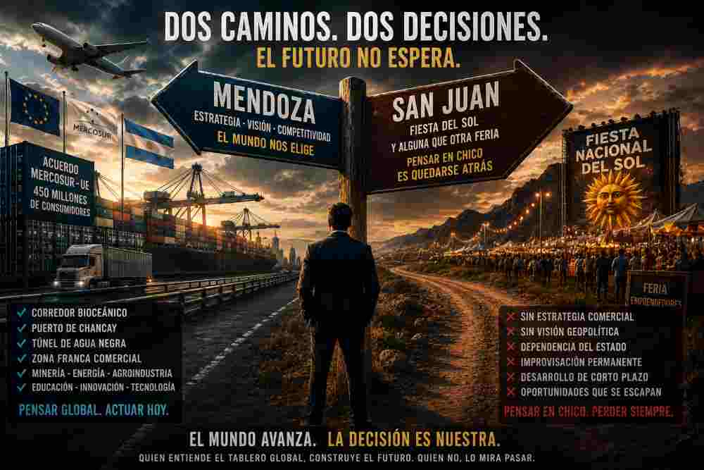 Cuando Mendoza piensa en el mundo, San Juan sigue organizando ferias