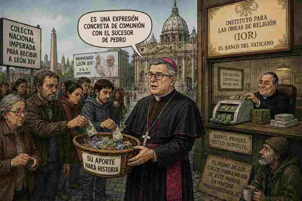 León XIV: Dios proveerá. Usted deposite