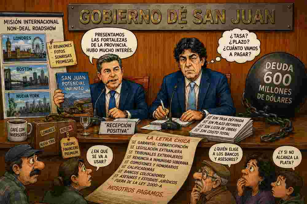 San Juan regresó de Wall Street con una colección de sonrisas