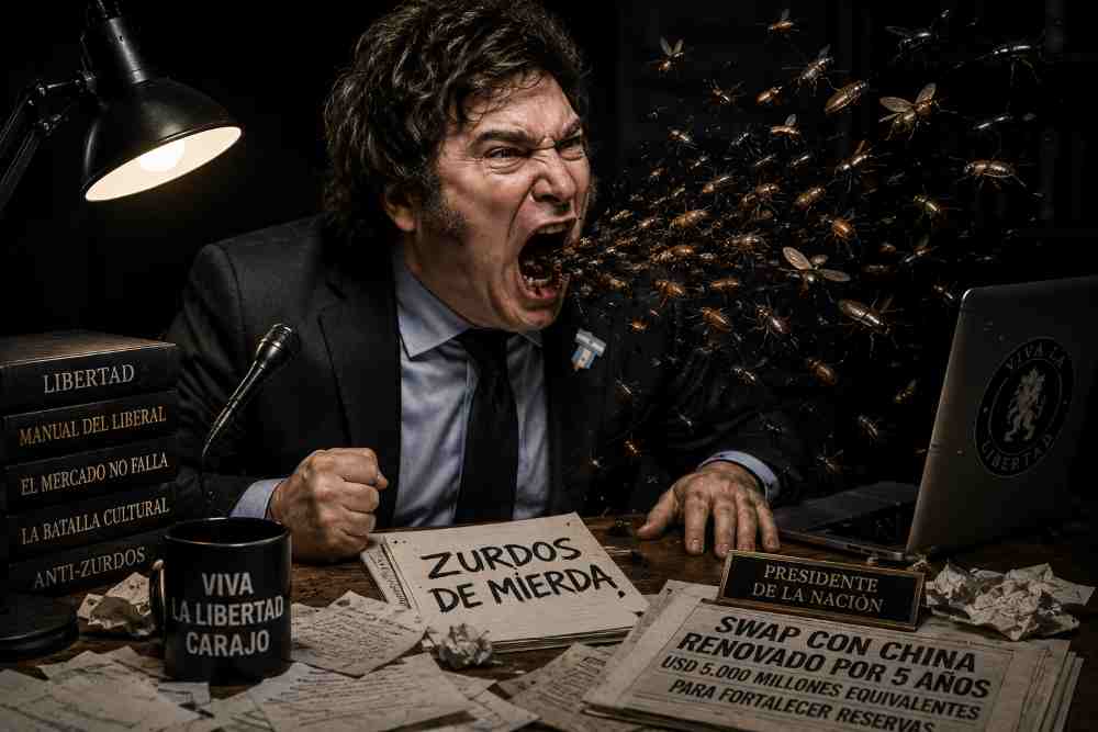 Zurdos de mierda… hasta que sostienen las reservas