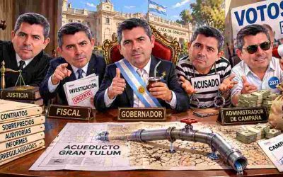 El acueducto que no trae agua, pero lleva votos